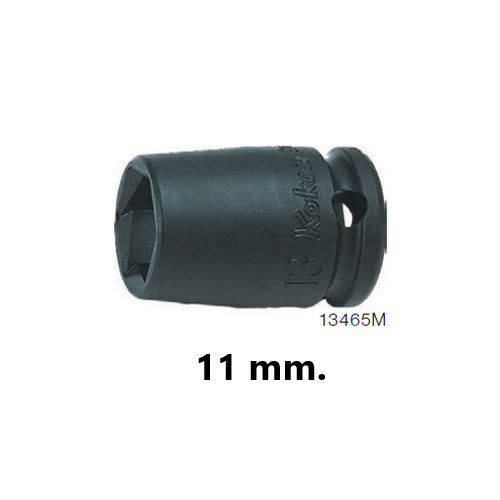 SKI - สกี จำหน่ายสินค้าหลากหลาย และคุณภาพดี | KOKEN 13465M ลูกบ๊อกลมหามุม 3/8นิ้ว- 11mm.